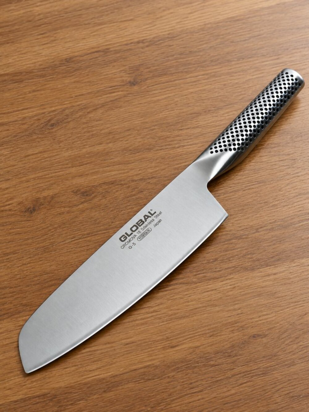 G-5 GLOBAL 7" Chinese Chef Knife Stainless Steel Kitchen Chopping Slicing Knife